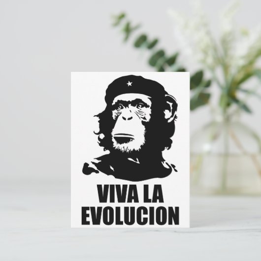 Carte Postale Viva la évolution (Debout devant)