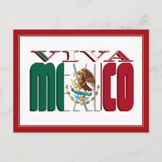 CARTE POSTALE VIVA MEXICO (Devant)