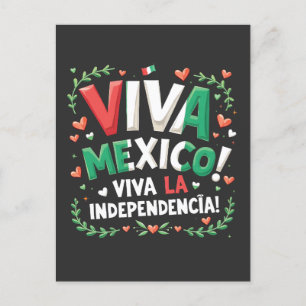 Carte Postale Viva Mexico Viva la Independencia
