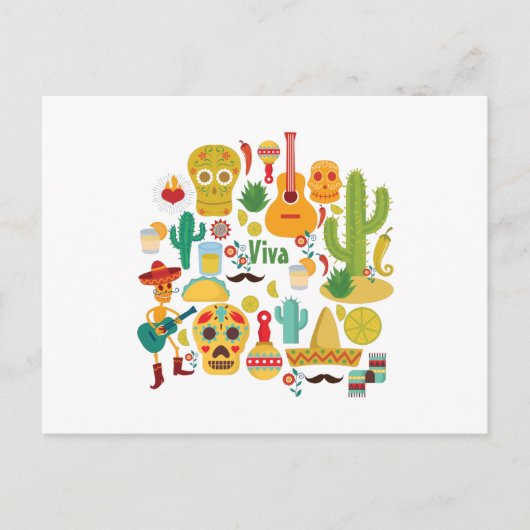 Carte Postale viva mexique (Devant)