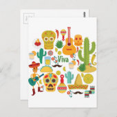 Carte Postale viva mexique (Devant / Derrière)