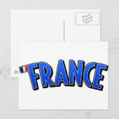 Carte Postale Vive la France ! (Devant / Derrière)