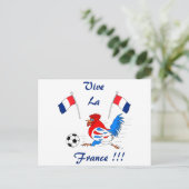 Carte Postale Vive La France (Debout devant)