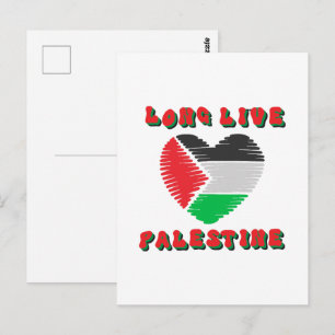Carte Postale Vive la Palestine