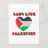 Carte Postale Vive la Palestine (Devant)
