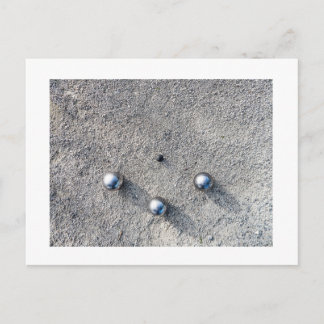 CARTE POSTALE VIVE LA PETANQUE ! LES BOULES !