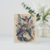 Carte Postale Vive la République, 1848 (Debout devant)