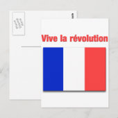 Carte Postale Vive la révolution (Devant / Derrière)