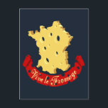 Carte Postale Vive le Fromage<br><div class="desc">Rejoignez la révolution du goût !</div>