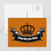 Carte Postale Vive le roi (Devant / Derrière)
