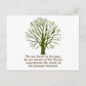 Carte Postale Vivez dans le moment présent (Devant)