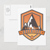 Carte Postale Vivez l'aventure (Devant / Derrière)