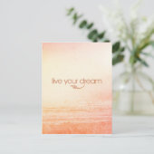 Carte Postale Vivez votre rêve (Debout devant)
