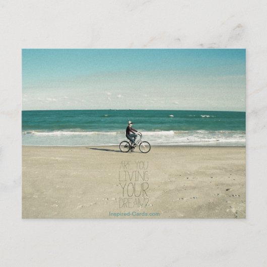 Carte Postale Vivez-vous votre rêve ? (Devant)