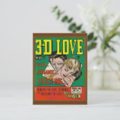 Carte Postale Vivid 3d Love Comic Book Cover Artwork (Debout devant)