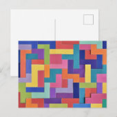 Carte Postale Vivid Grid (Devant / Derrière)