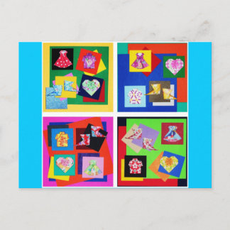 Carte postale Vivid Origami Art