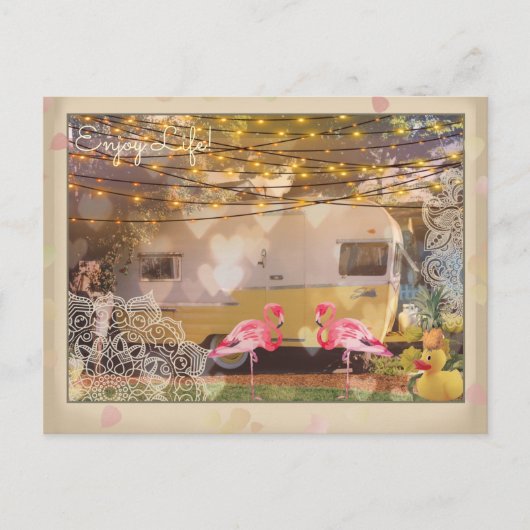 Carte Postale Vivre (Devant)