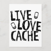 Carte Postale Vivre, Amour, Cache (Devant)