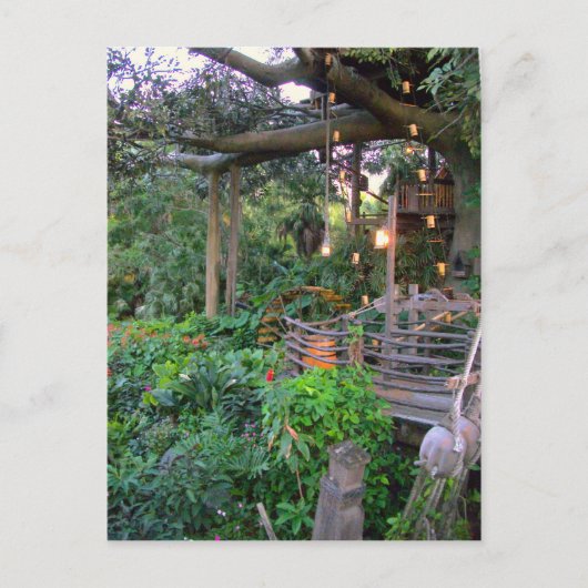 Carte Postale Vivre dans les arbres (Devant)