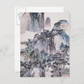 Carte Postale Vivre dans les montagnes (Devant / Derrière)