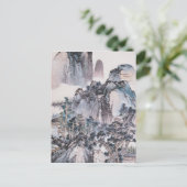 Carte Postale Vivre dans les montagnes (Debout devant)