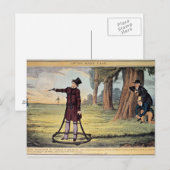 Carte Postale Vivre Facile; appareil à duvet (Devant / Derrière)