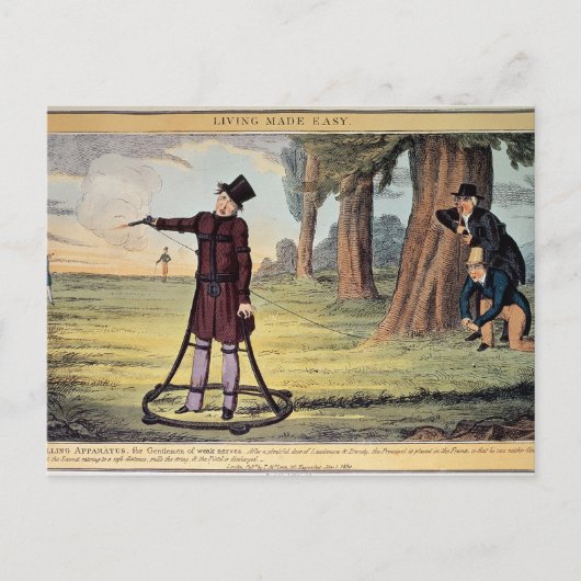 Carte Postale Vivre Facile; appareil à duvet (Devant)