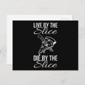 Carte Postale VIVRE PAR LA PART DIE PAR LA PART Amoureux de Pizz (Devant / Derrière)