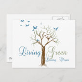 Carte Postale VivreVert (Devant / Derrière)
