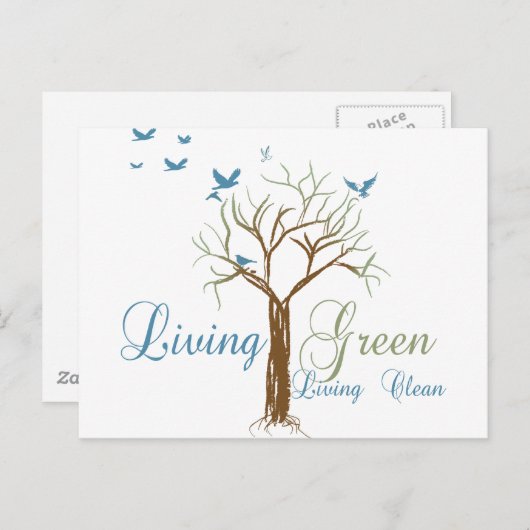 Carte Postale VivreVert (Devant / Derrière)