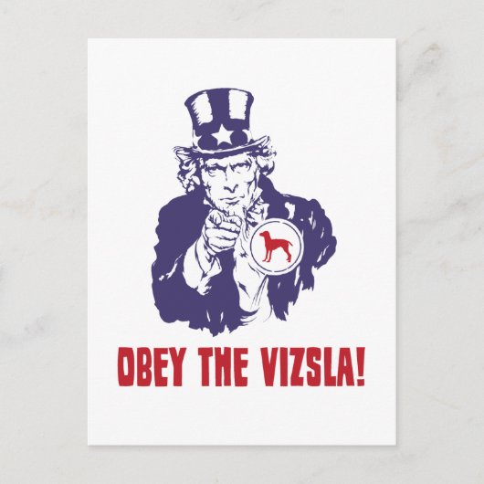 Carte Postale Vizsla (Devant)