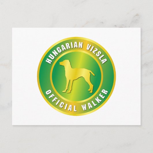 Carte Postale Vizsla (Devant)