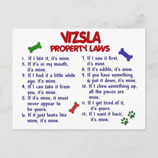 Carte Postale VIZSLA, propriété Lois 2 (Devant)