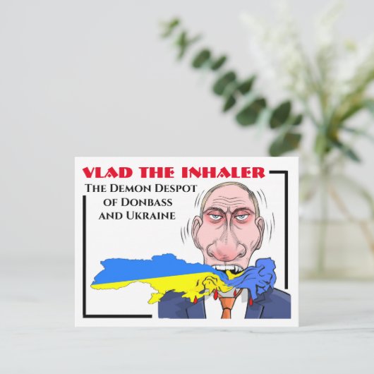 Carte Postale Vlad Poutine (Debout devant)
