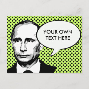 Carte Postale Vladamir Poutine -- Chef international - .png