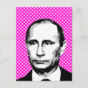 Carte Postale Vladamir Poutine -- Chef international - .png