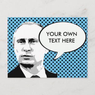 Carte Postale Vladamir Poutine - - chef international - .png