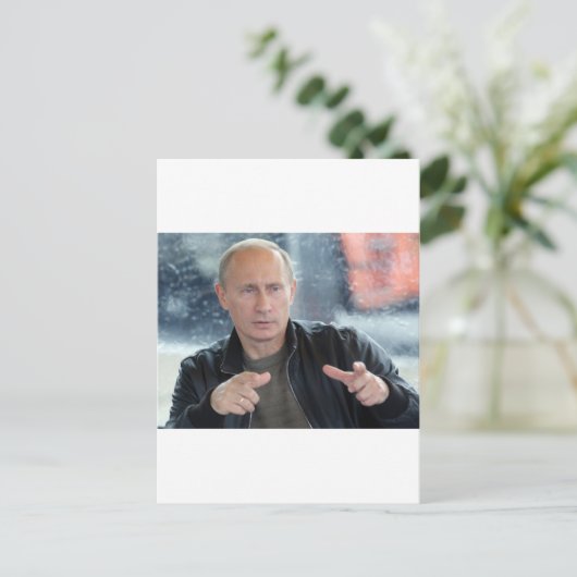 Carte Postale Vladimir Poutine (Debout devant)