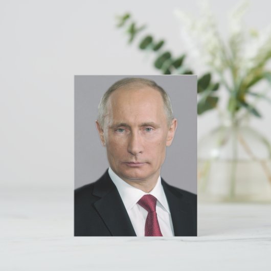 Carte Postale Vladimir Poutine (Debout devant)