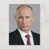 Carte Postale Vladimir Poutine (Devant)