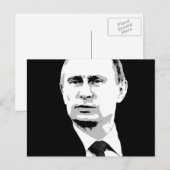Carte Postale Vladimir Poutine (Devant / Derrière)