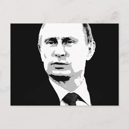 Carte Postale Vladimir Poutine (Devant)