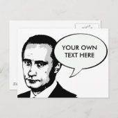 Carte Postale Vladimir Poutine (Devant / Derrière)