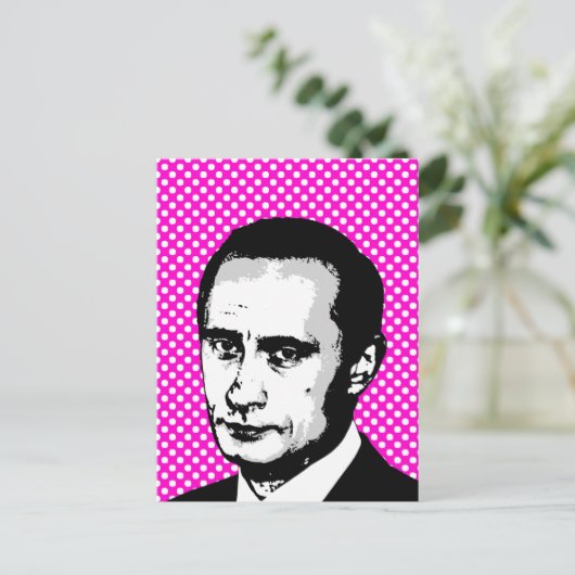 Carte Postale Vladimir Poutine (Debout devant)