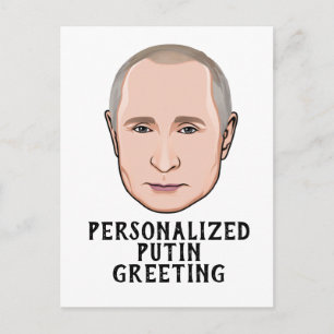 Carte Postale VLADIMIR POUTINE customisé