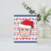 Carte Postale VLADIMIR POUTINE Noël (Debout devant)