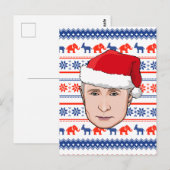 Carte Postale VLADIMIR POUTINE Noël (Devant / Derrière)