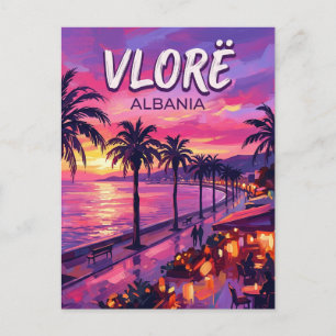 Carte Postale Vlorë Lungomare Albanie