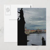 Carte Postale Vltava, Prague, Du Pont Charles (Devant / Derrière)
